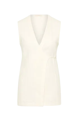 LULEA WRAP VEST - WHITE