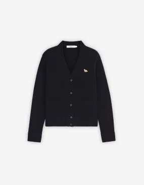 Maison Kitsune Women's Baby Fox Patch Boxy Cardigan Navy HW00503KT1006 P480