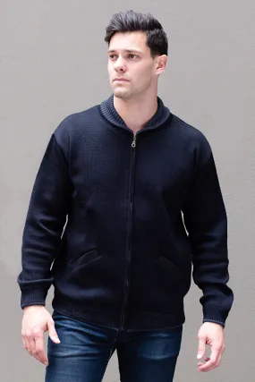 Men's Full Zip Jacket - Black