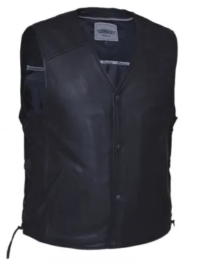 Mens PREMIUM Vest in Soft Cowhide