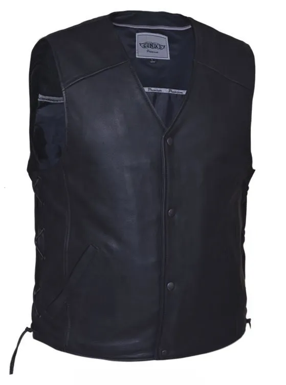 Mens PREMIUM Vest in Soft Cowhide