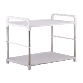 Multifunctional Stable Double Layer Kitchen Shelf MIC-RACK
