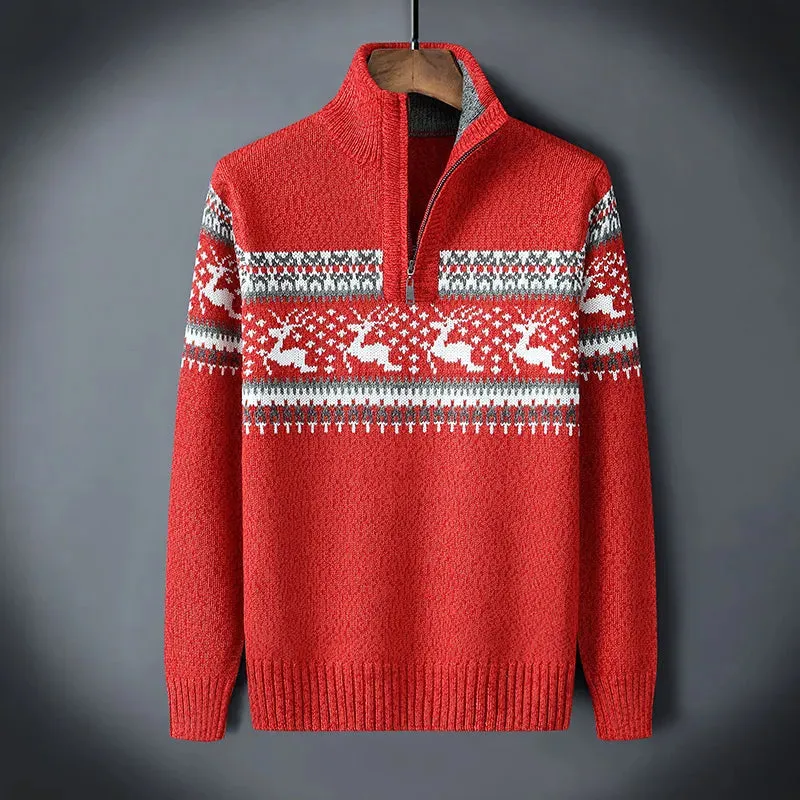 MUNRO - Pull en maille avec demi-zip