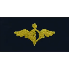 Navy Aerographer Embroidered Coverall Collar Device