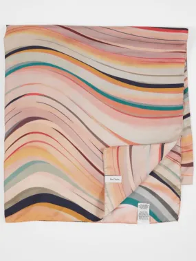 Paul Smith Women's Square Anton Silk Swirl Scarf W1A-250B-P334 Col 90
