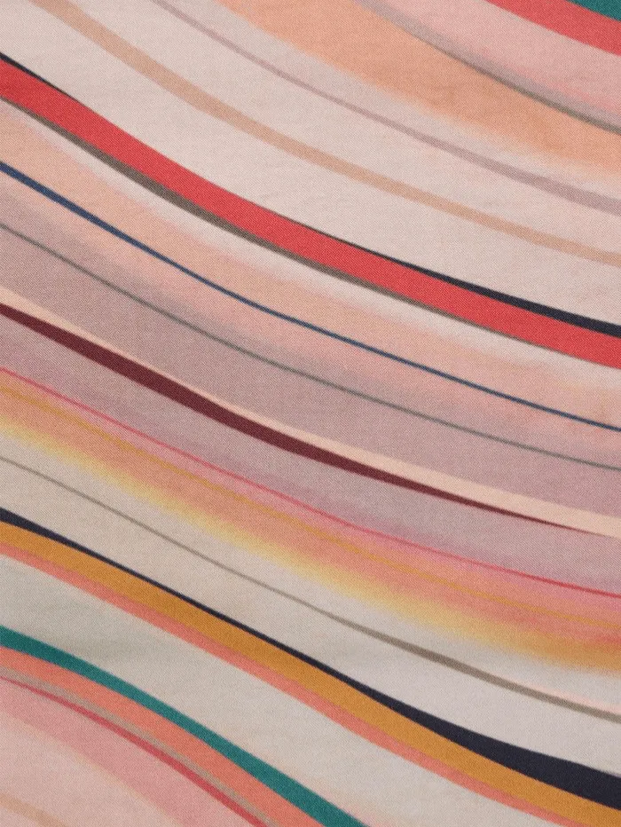 Paul Smith Women's Square Anton Silk Swirl Scarf W1A-250B-P334 Col 90