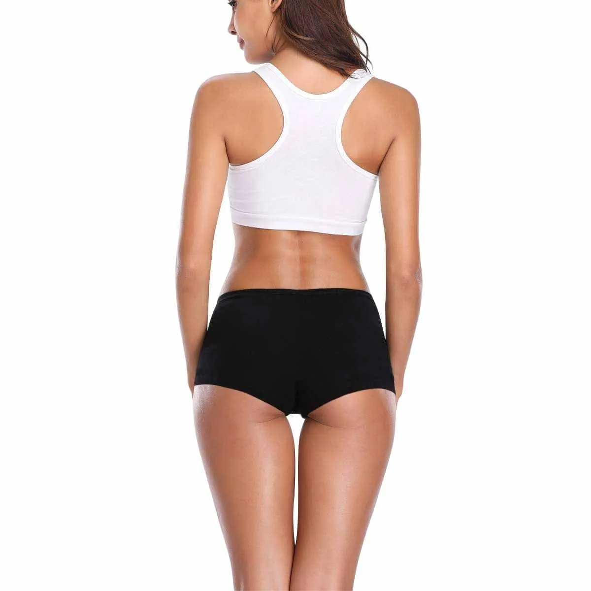Personalized Underwear I Love You Custom Face Women's Boyshort Panties Gift For Her