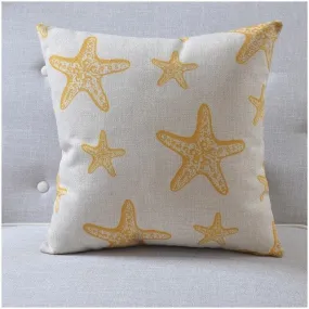 Pillow cover: Yellow Underwater Prints