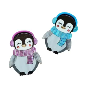 Pip The Penguin Brooch by Cherryloco Jewellery