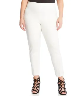 Plus White Piper Pants