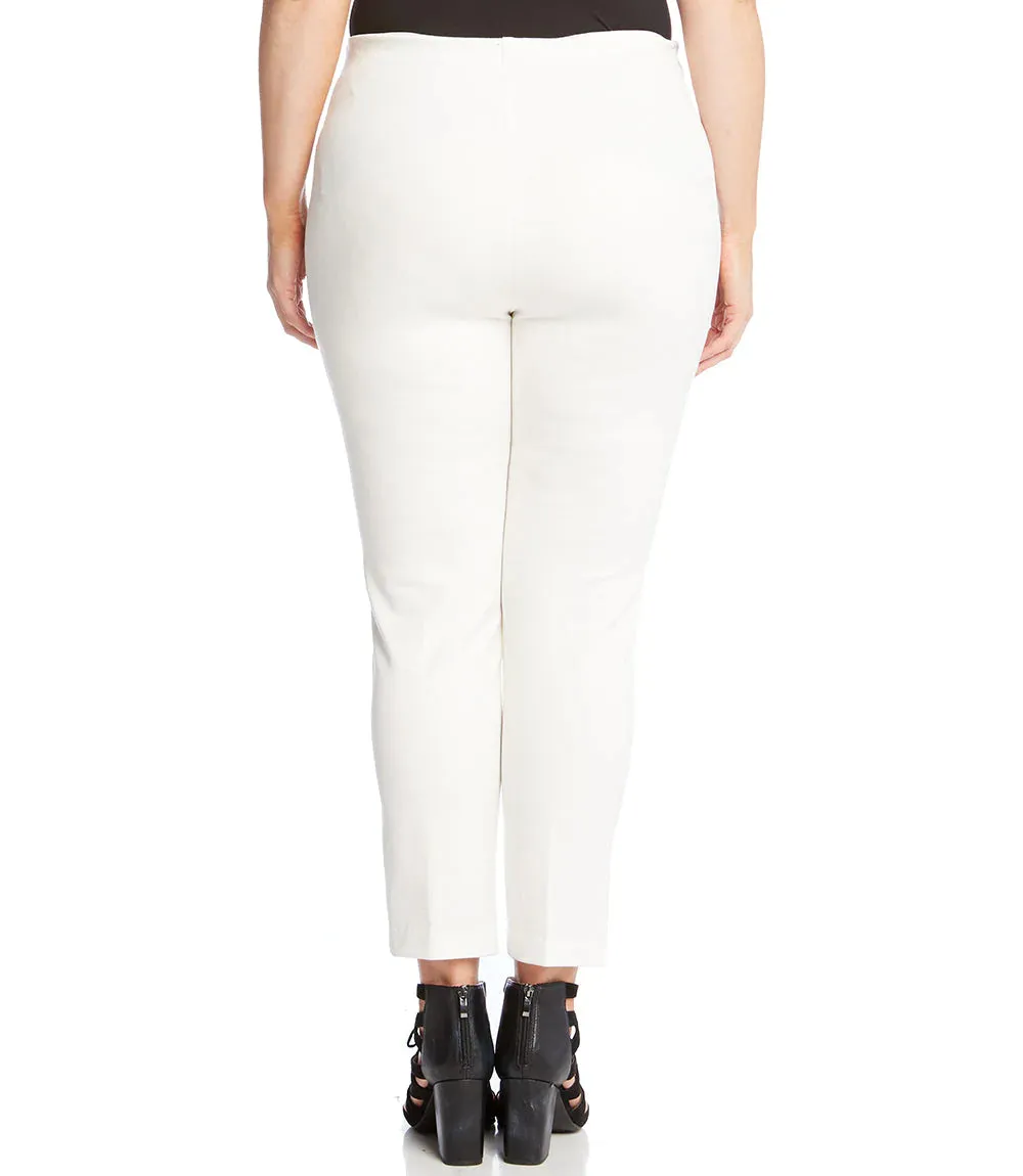 Plus White Piper Pants
