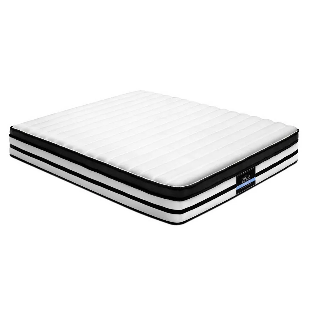 Plush Euro Top King Mattress with Zoned Pocket Springs - Giselle Bedding