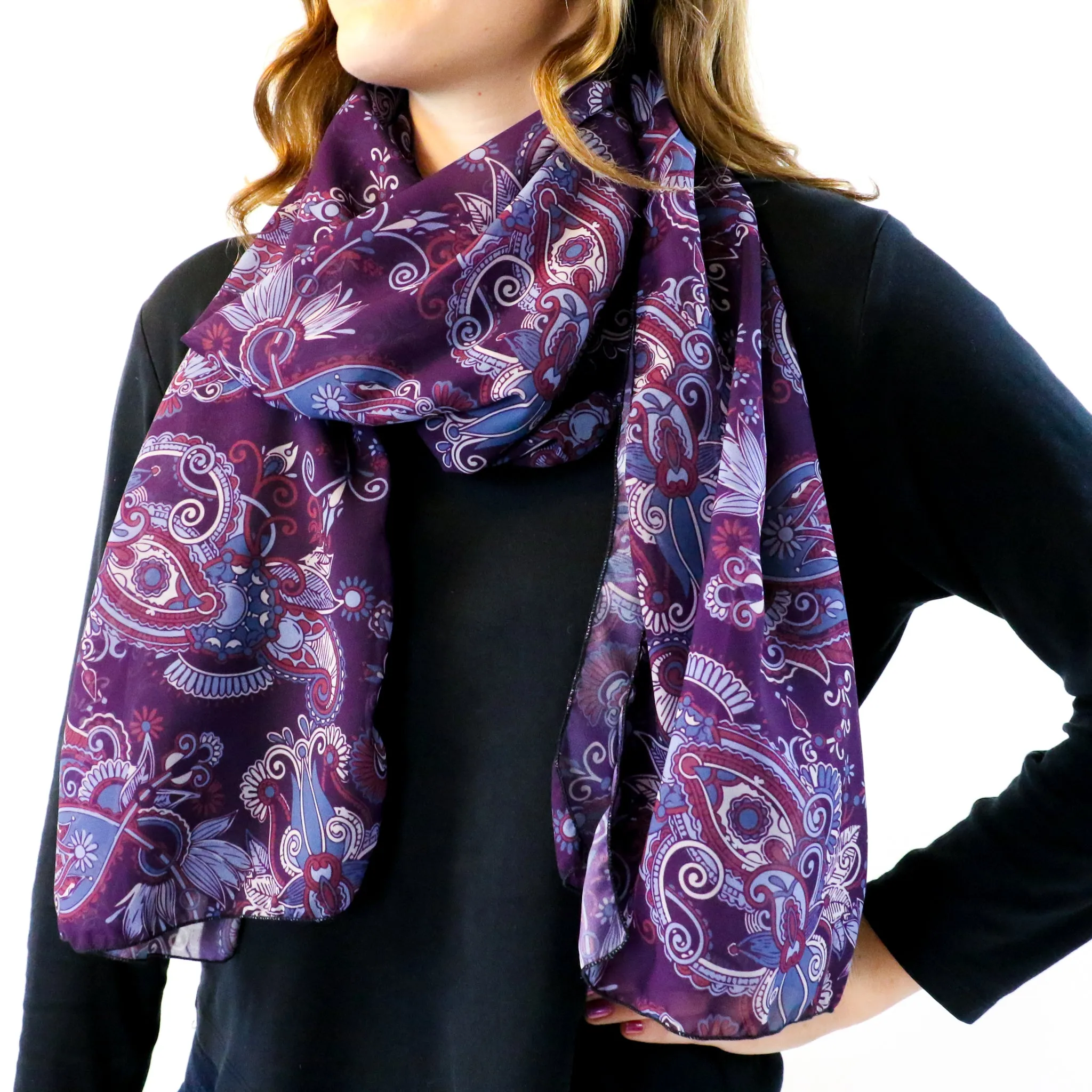 Prestige Paisley Rectangle Scarf