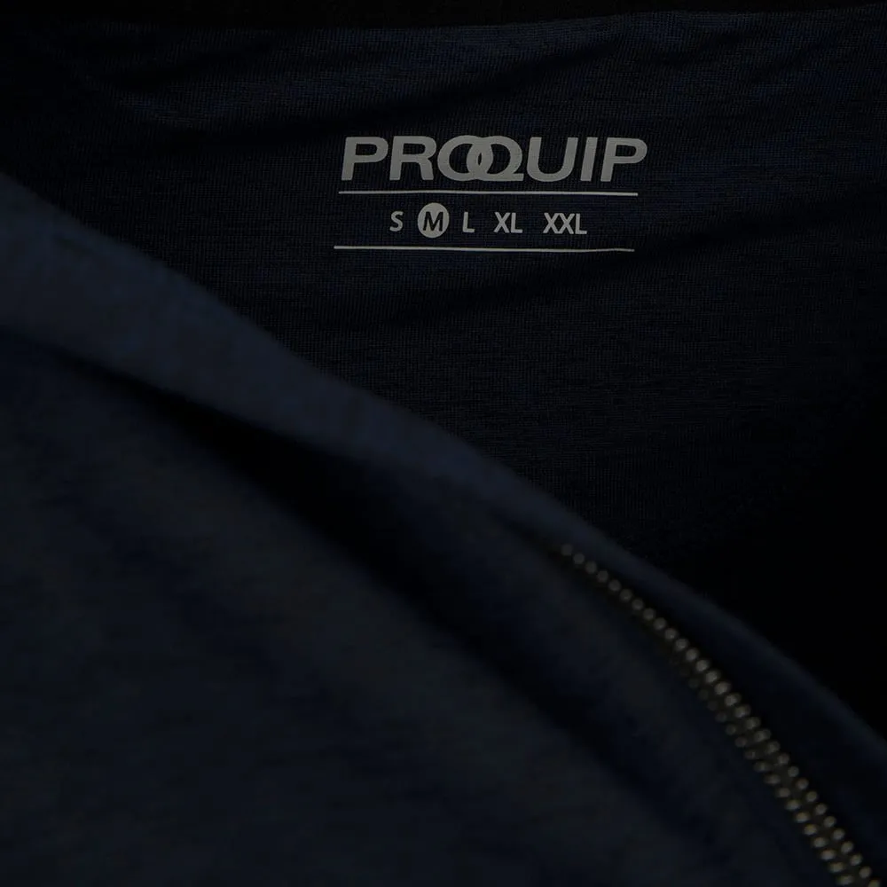 ProQuip Pro Tech Melange 1/2 Zip Pullover - Navy