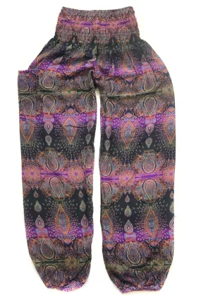 Purple Paisley Harem Pants