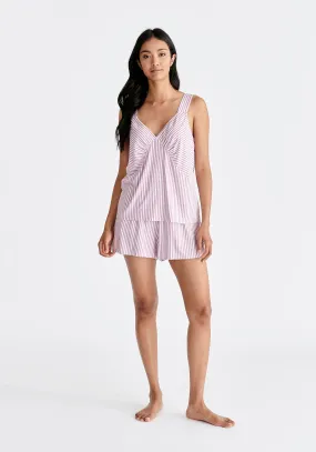 Pyjama Vest Top Set with Matching Overnight Pouch