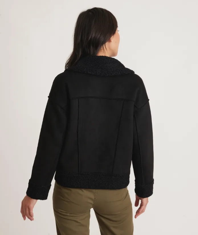 Quebec Sherpa Jacket - Black