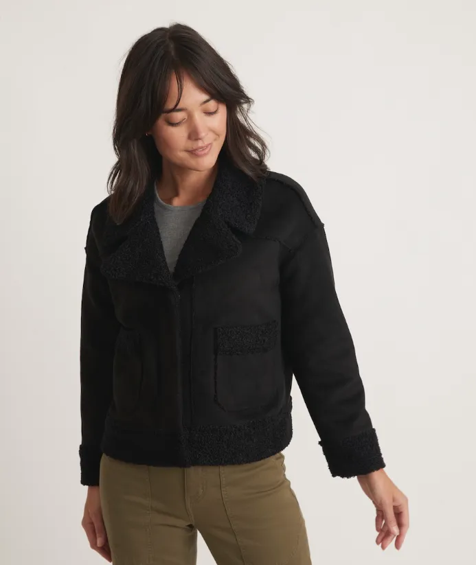 Quebec Sherpa Jacket - Black