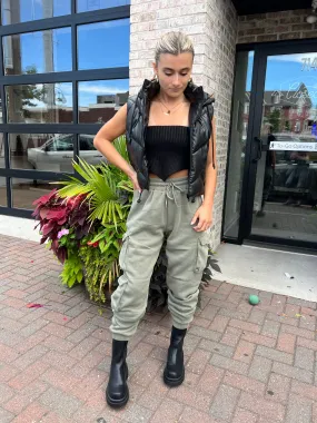 "Soft Hearted" Sweat Cargo Pants