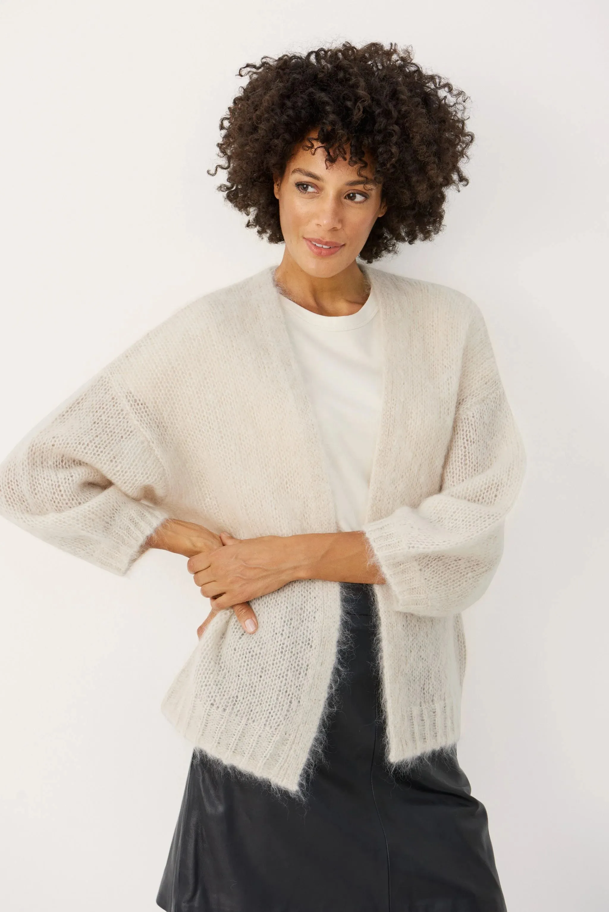 Rastinapw Cardigan - Whitecap Gray
