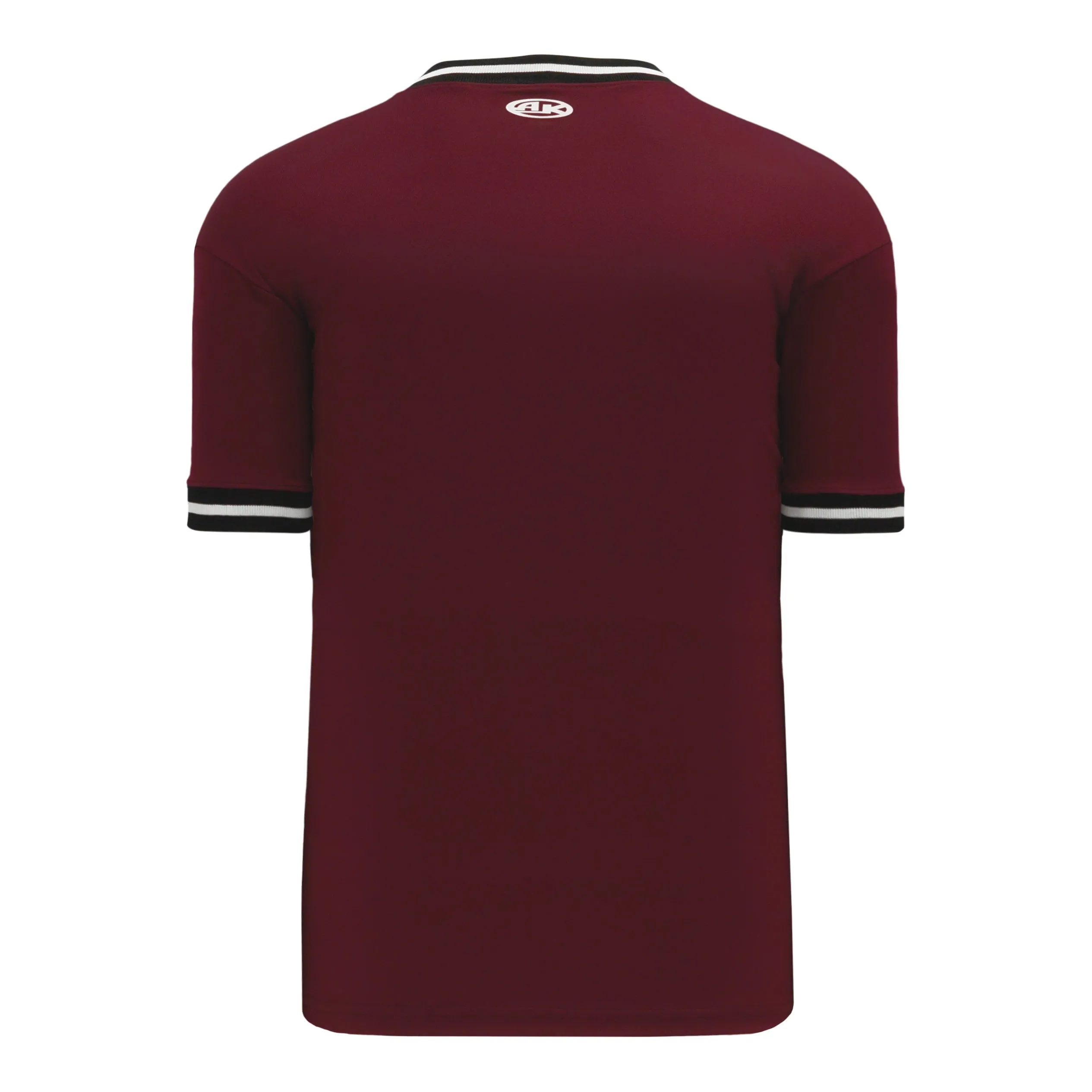 Retro V-Neck Dry Flex Pullover Maroon-Black Jersey