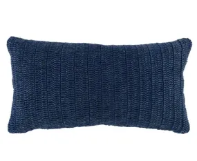Rina Indigo Lumbar Pillow