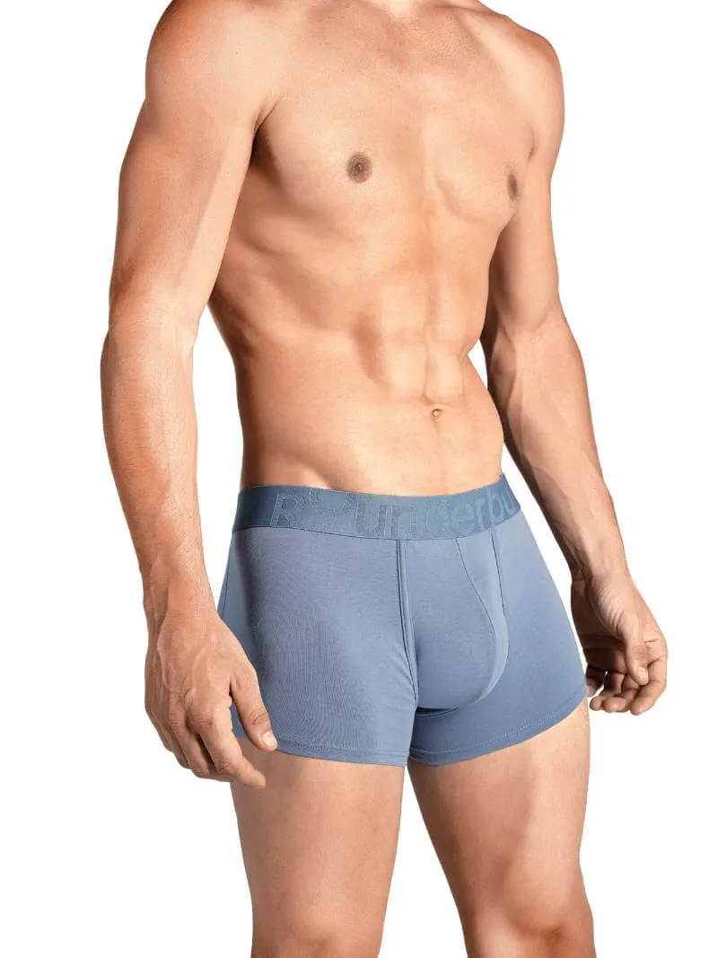 RounderBum Trunk with Bum Reshaping Padding, Light Blue