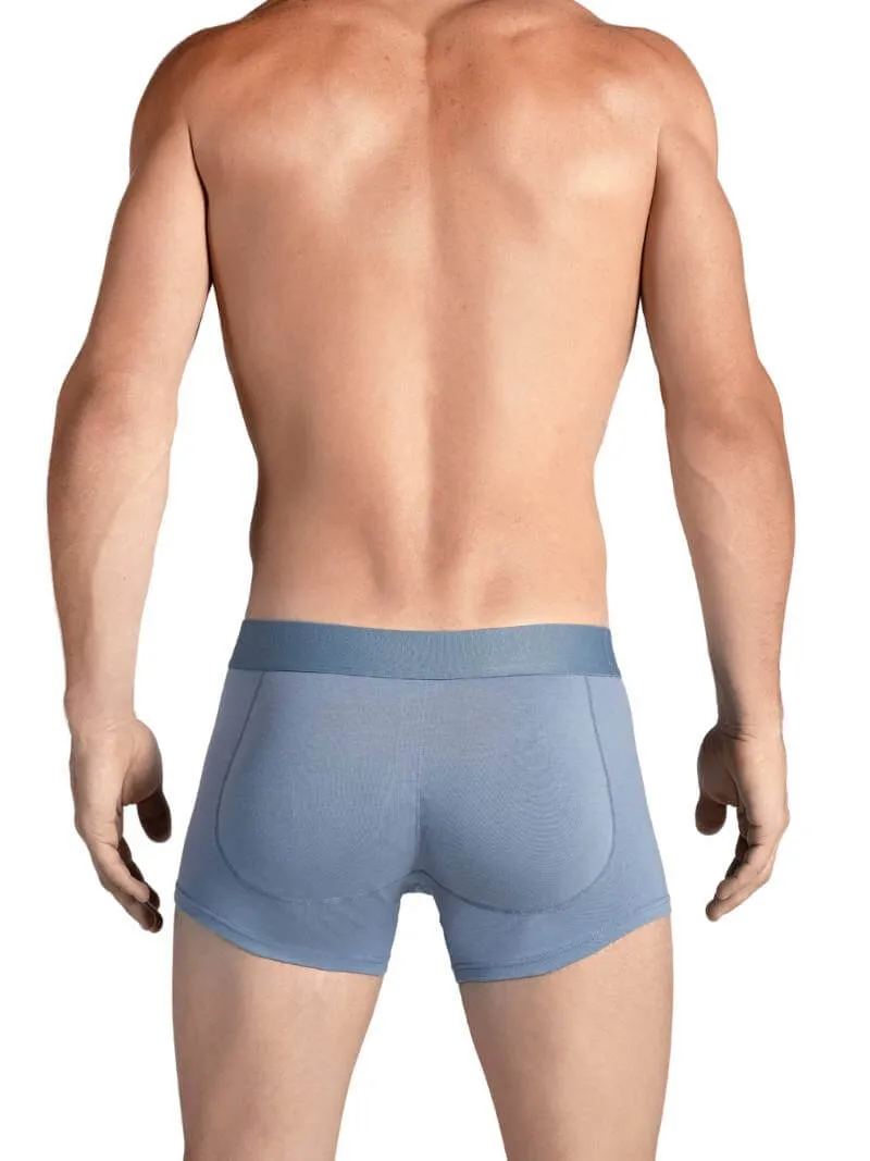 RounderBum Trunk with Bum Reshaping Padding, Light Blue