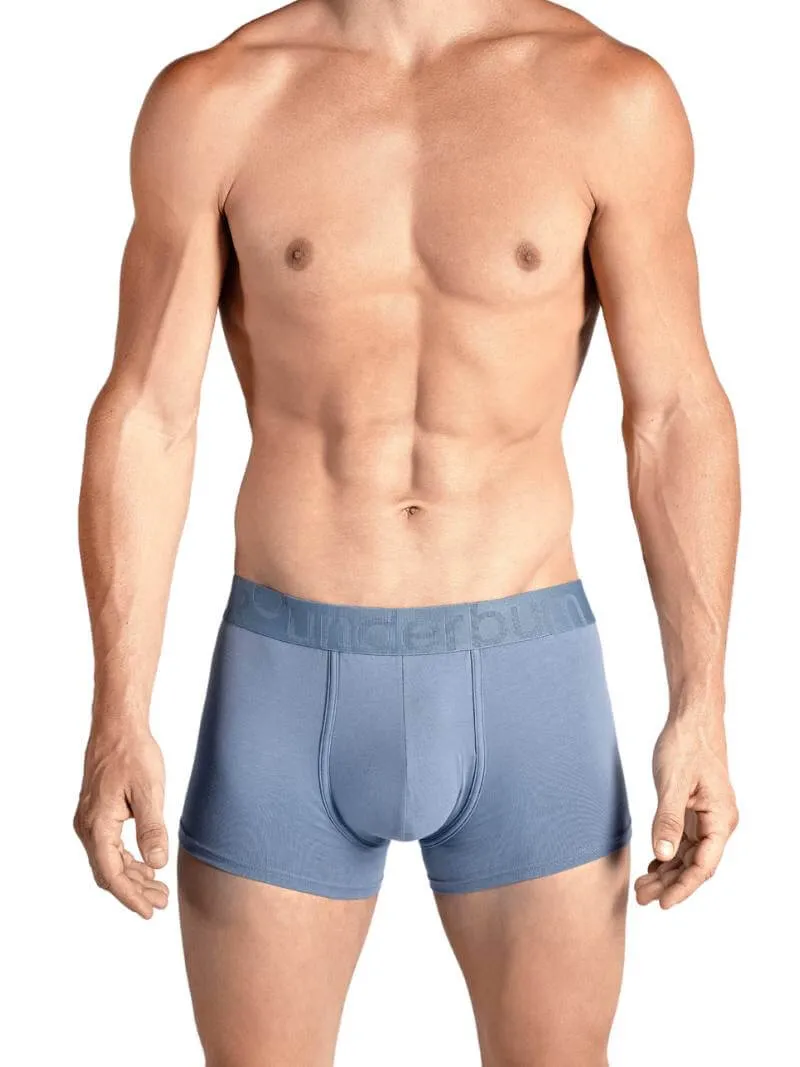 RounderBum Trunk with Bum Reshaping Padding, Light Blue