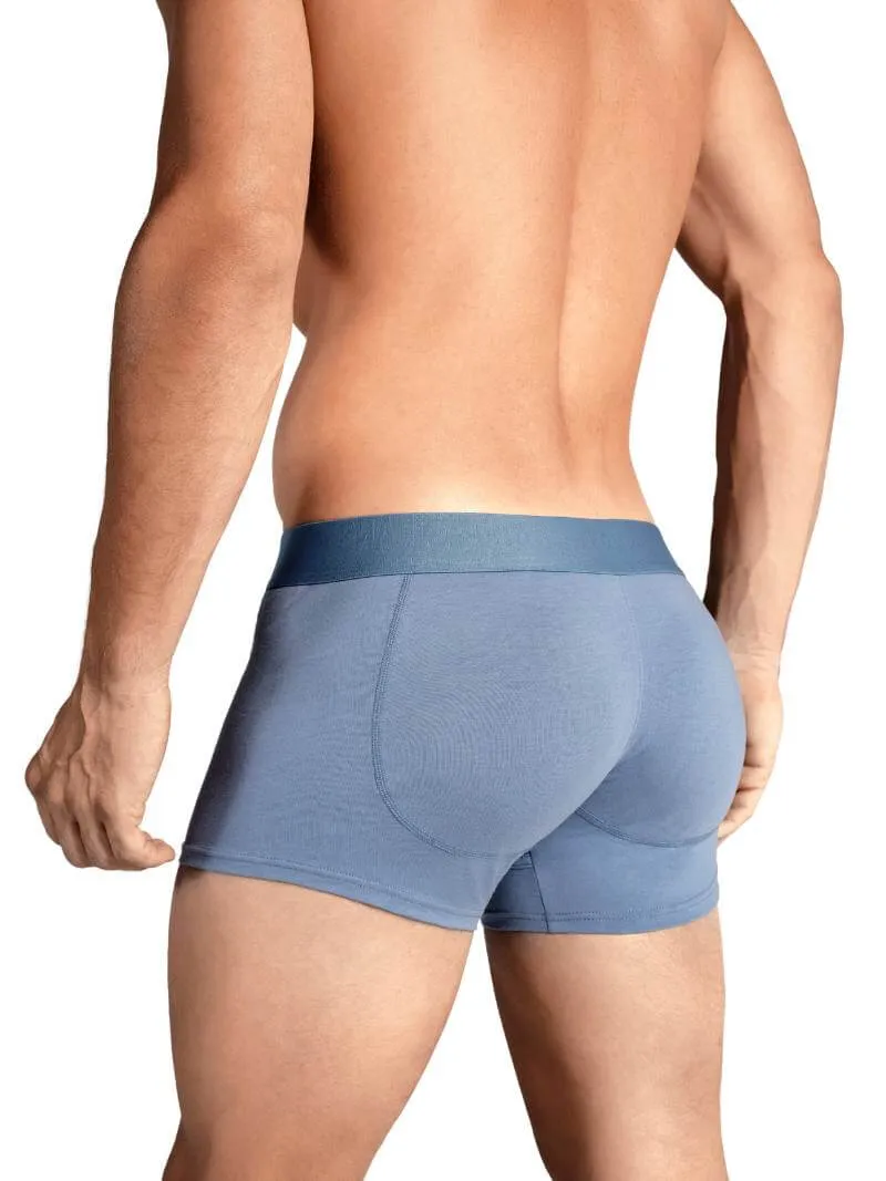 RounderBum Trunk with Bum Reshaping Padding, Light Blue