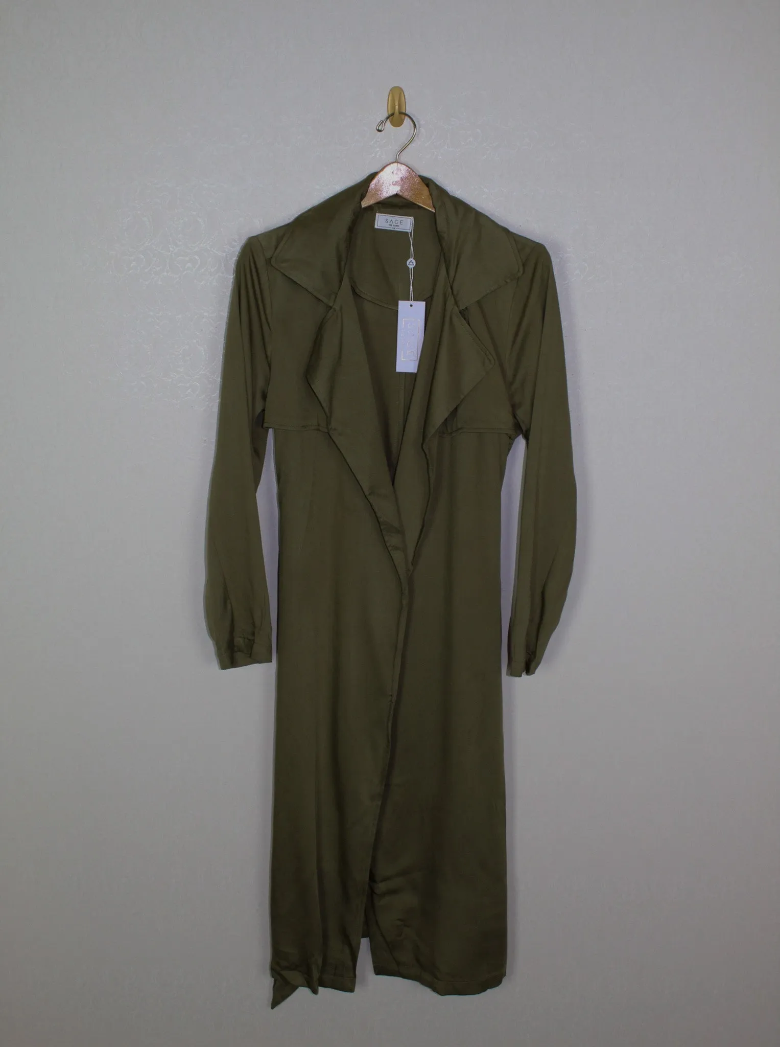 Sage The Label Pieces Of Me Trenchcoat