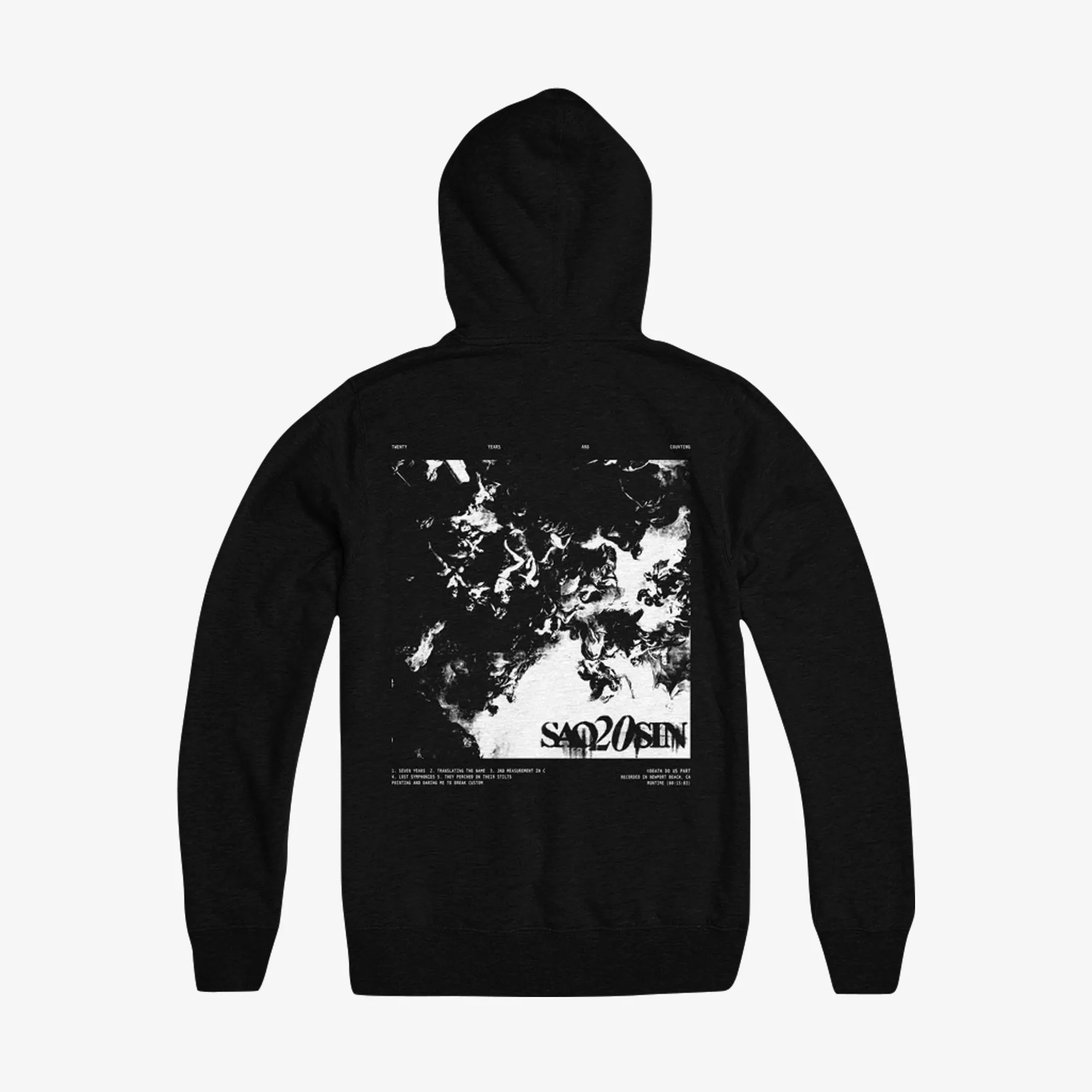 Saosin - Tracklist Hoodie