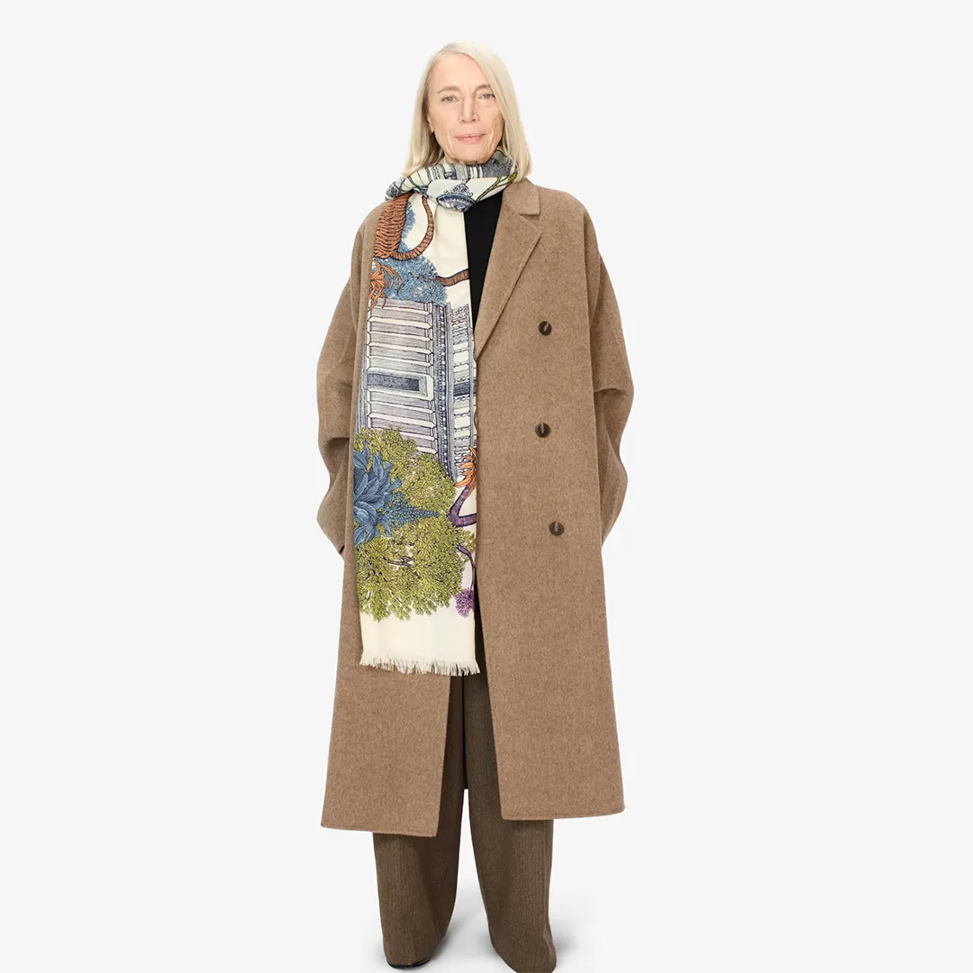 Scarf 80 'Mirage' in Multicolour by Inoui Editions