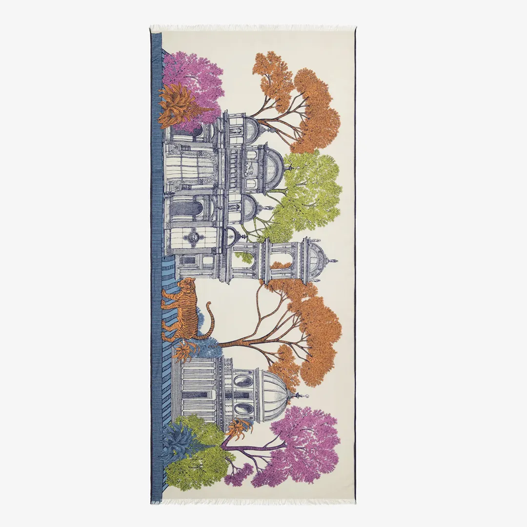 Scarf 80 'Mirage' in Multicolour by Inoui Editions