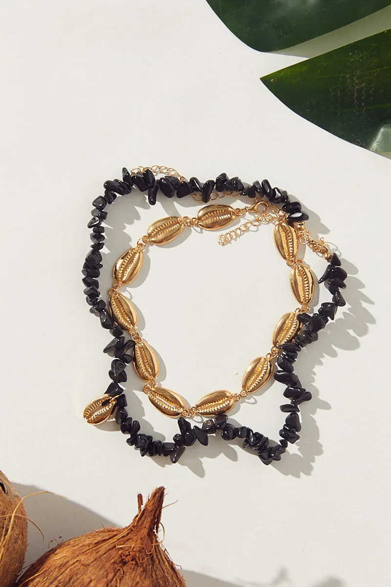 SHELL LAYER NECKLACE