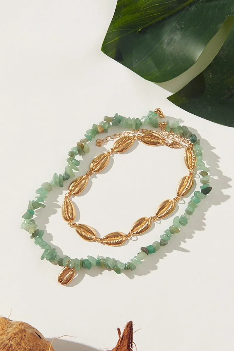SHELL LAYER NECKLACE