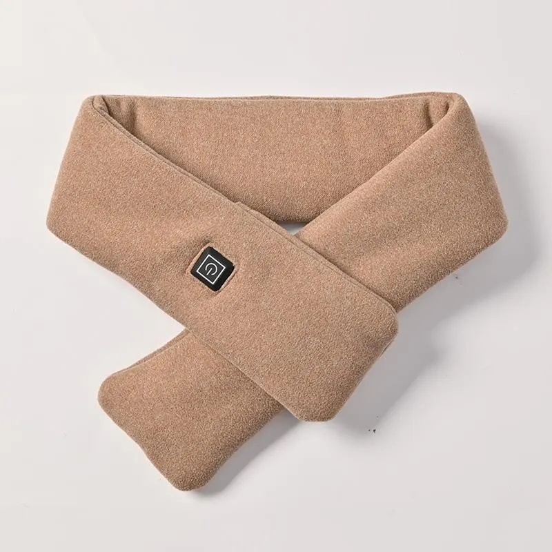 Sidiou Group New Winter Smart Electric Heated Neck Scarf For Unisex Outdoor Warm Battery Operated Rechargeable USB Heating Scarves
