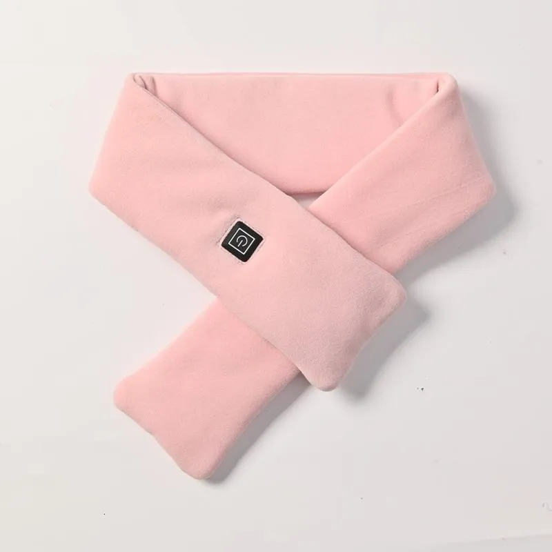 Sidiou Group New Winter Smart Electric Heated Neck Scarf For Unisex Outdoor Warm Battery Operated Rechargeable USB Heating Scarves