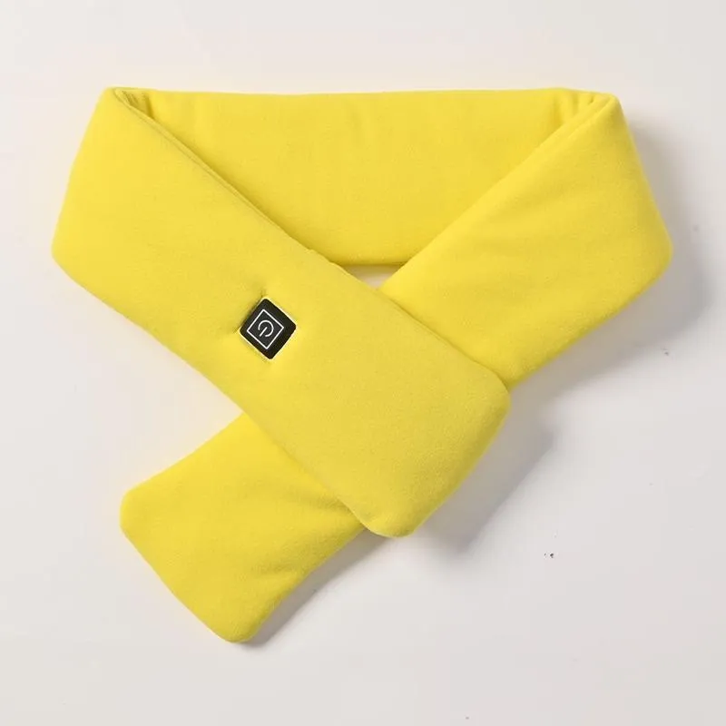 Sidiou Group New Winter Smart Electric Heated Neck Scarf For Unisex Outdoor Warm Battery Operated Rechargeable USB Heating Scarves