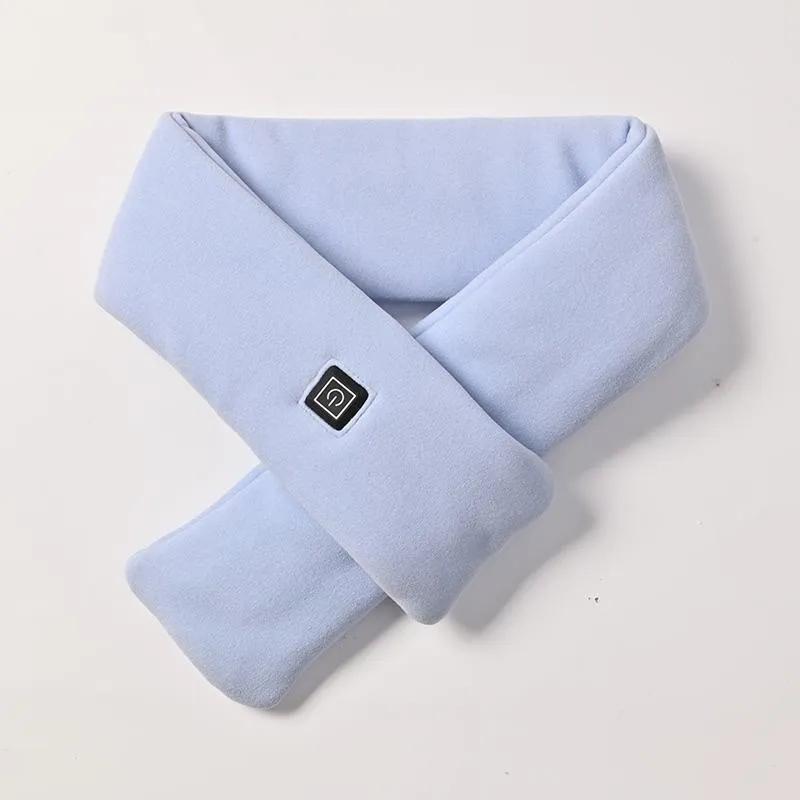 Sidiou Group New Winter Smart Electric Heated Neck Scarf For Unisex Outdoor Warm Battery Operated Rechargeable USB Heating Scarves