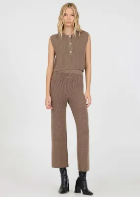 Slater Cropped Pants | Pebble