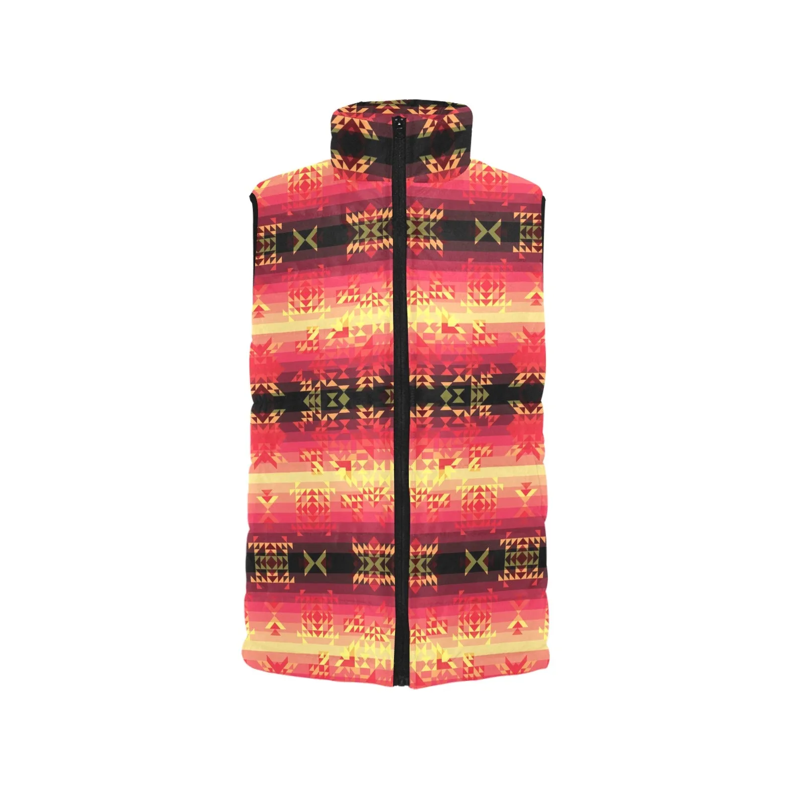 Soleil Fusion Rouge Men's Padded Vest Jacket