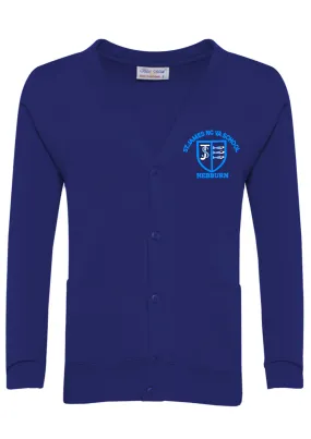 St James R.C.V.A. Primary School Royal Blue Cardigan