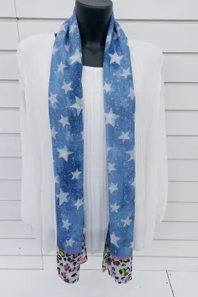 Star Print Scarf