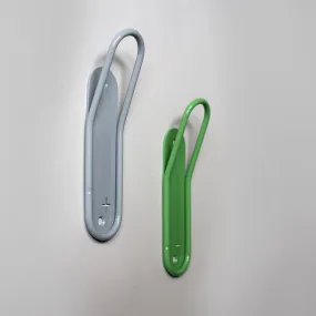 Stockholm Single Wall Hook - Grey / Green
