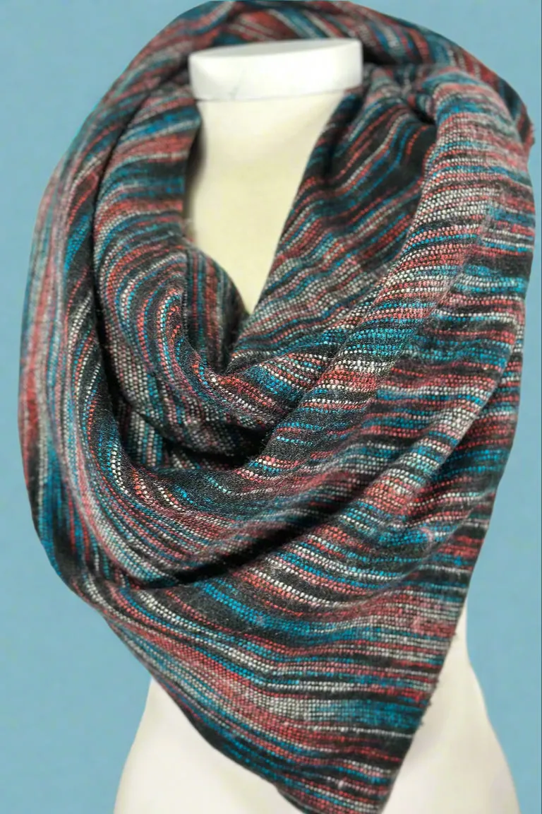 Striped Blanket Scarf Multi