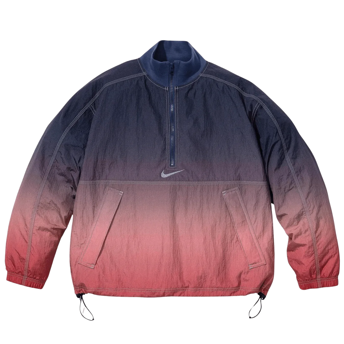 Supreme x Nike Ripstop Pullover 'Blue Red'