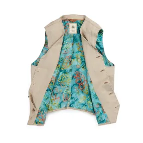 Take It Easy Linen Vest - Tall