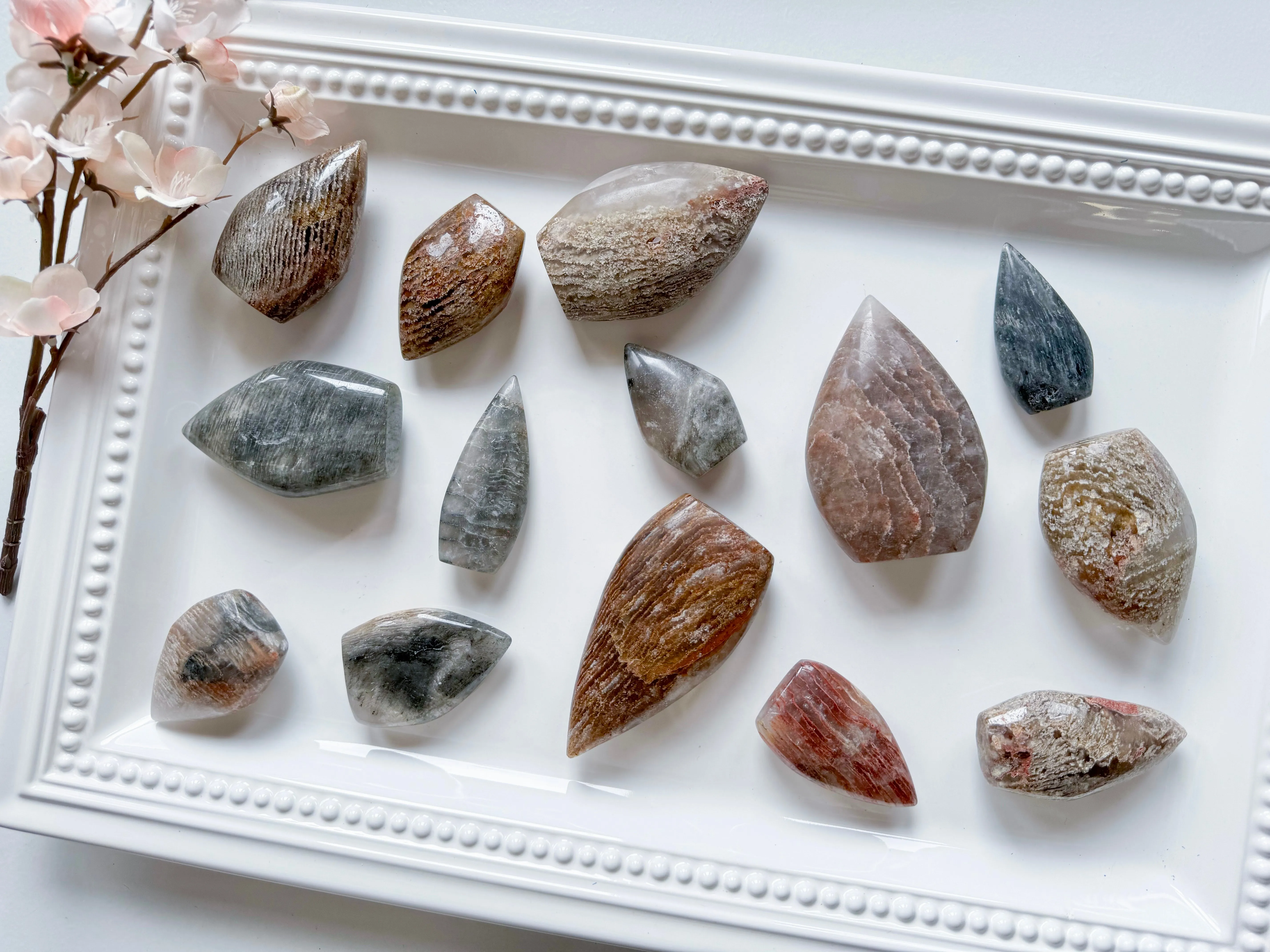 Thousand Layer Lodolite Quartz Flame