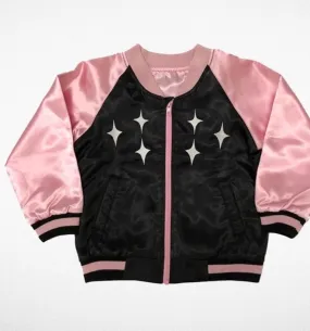 Tiny Whales Satin Jacket | Stardust